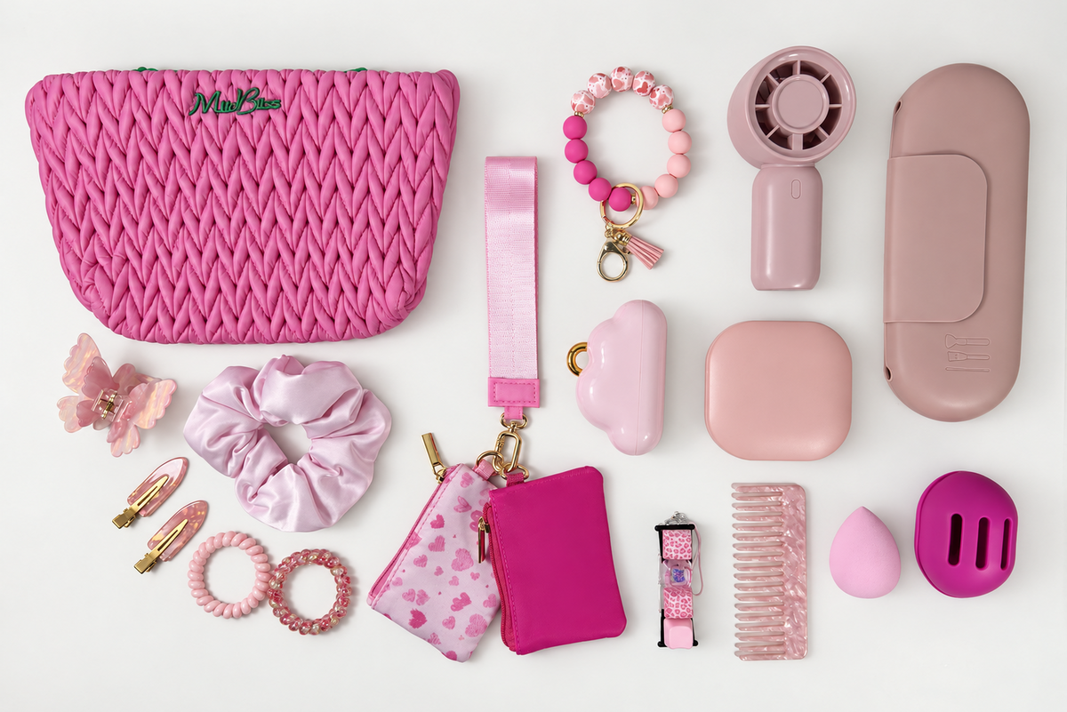 The Pink Bloom Edit – Women’s Accessories Gift Bundle