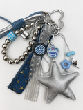 Silver Star Keychain