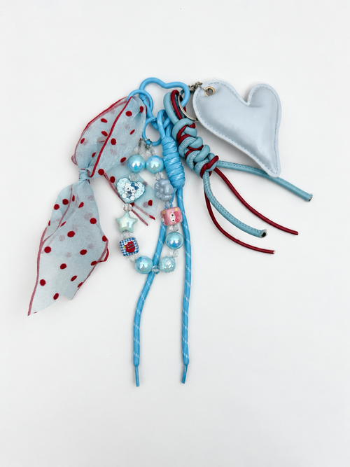 Blue Heart Keychain