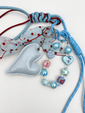 Blue Heart Keychain