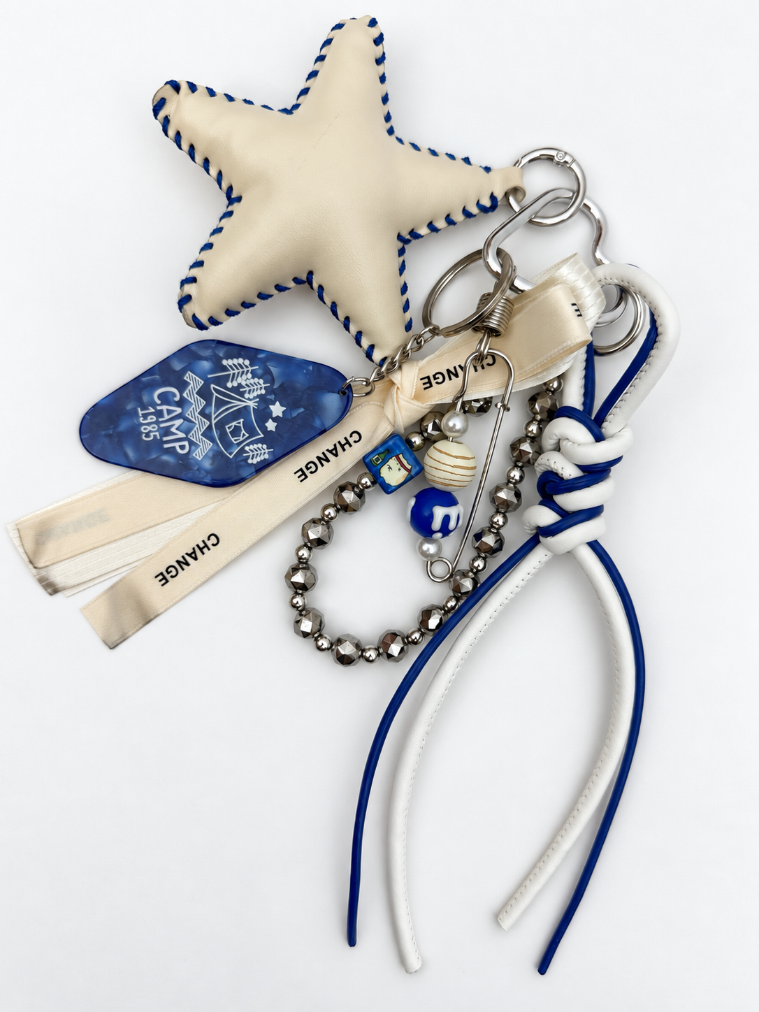Blue Star Keychain