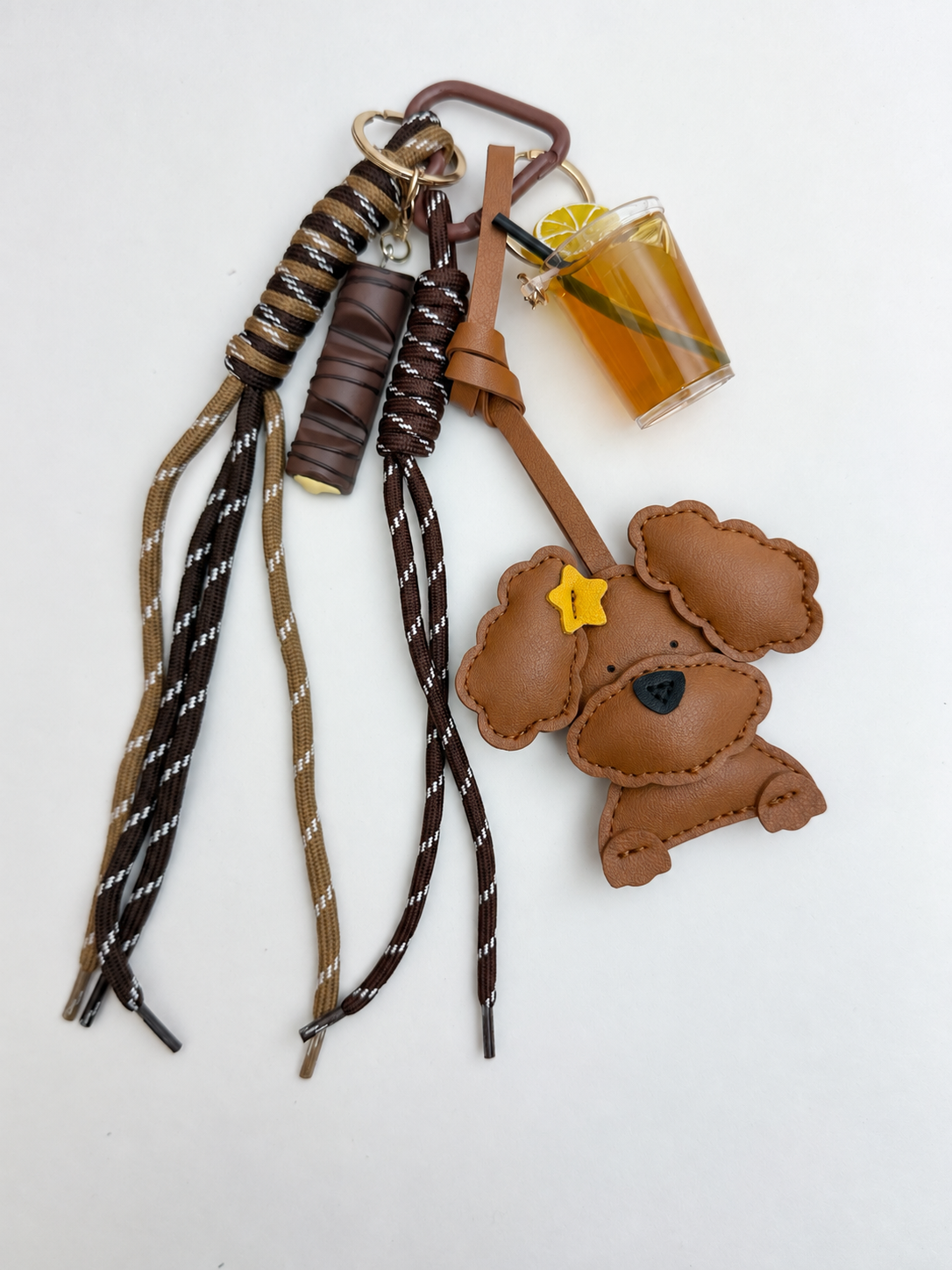 Sweet Puppy Charm Keychain