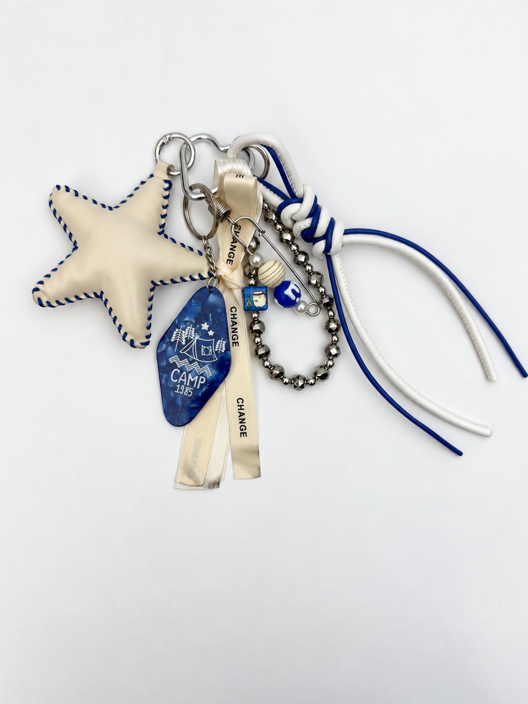 Blue Star Keychain