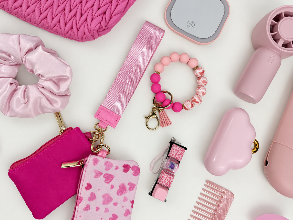 The Pink Bloom Edit – Women’s Accessories Gift Bundle